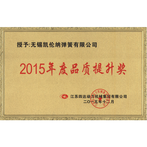 品質(zhì)提升獎